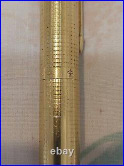 Parker 75 14k Gold Filled fountain Pen 14k Gold Fine Point Nib USA made