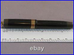 Parker BABY Duofold Ring Top Black Fountain Pen-fine point-working