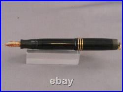 Parker BABY Duofold Ring Top Black Fountain Pen-fine point-working