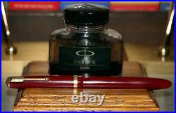 Parker Duofold Maxima Red with Fine Point No. 50 14ct Gold Nib (P931)