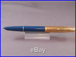 Parker English Rolled Gold Cap 51 fountain pen- fine point