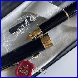 Parker Fountain Pen 18K Fine Point Black Gold