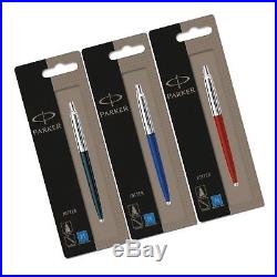 Parker Jotter 3 Colours 1 Black + 1 Blue + 1 Red Ballpoint Pen Fine Point