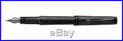 Parker Premier Monochrome Black Fountain Pen With PVD Trim Fine Point 1931431
