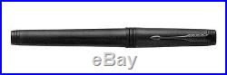 Parker Premier Monochrome Black Fountain Pen With PVD Trim Fine Point 1931431