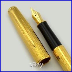Parker Sonnet Cascade Gold Fountain Pen Fine Point New In Box Rare Pen