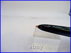 Parker Vintage 51 Black Fountain Pen works-medium/fine point-vac fill