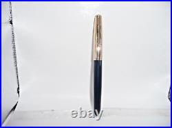 Parker Vintage 51 Gold Cap Fountain Pen-blue-fine point