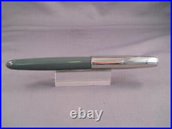 Parker Vintage 51 Special Gray Fountain Pen works-extra-fine point