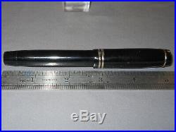 Parker Vintage Black Senior Streamline Duofold Fountain Pen-fine point