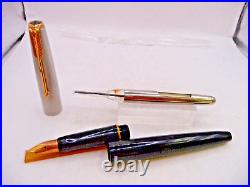 Parker Vintage Black VP fountain pen-fine point-glass converter