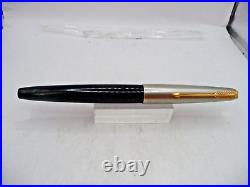 Parker Vintage Black VP fountain pen-fine point-glass converter