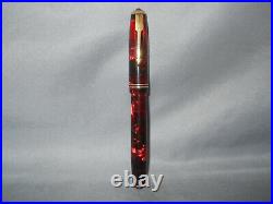 Parker Vintage Double Jeweled Burgundy fountain pen-working-fine point