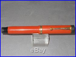 Parker Vintage Duofold Junior Fountain Pen-Orange -fine point