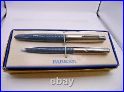 Parker Vintage Gray 41 Set in box-new old stock-fine point
