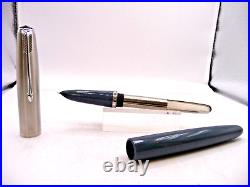 Parker Vintage Gray 41 Set in box-new old stock-fine point
