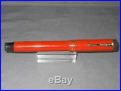Parker Vintage Senior Big Red Duofold Pen working-fine point