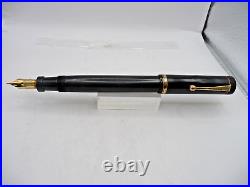 Parker Vintage Senior Duofold Pen- Black Hard Rubber -working-fine point
