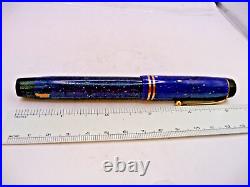 Parker Vintage Streamline Duofold Pen Lapis Blue working-fine point