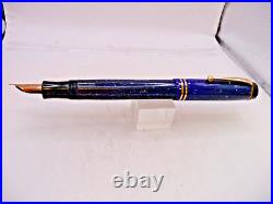 Parker Vintage Streamline Duofold Pen Lapis Blue working-fine point