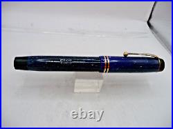 Parker Vintage Streamline Duofold Pen Lapis Blue working-fine point