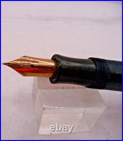 Parker Vintage Streamline Duofold Pen Lapis Blue working-fine point