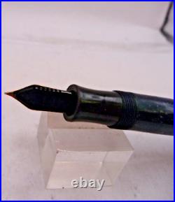 Parker Vintage Streamline Duofold Pen Lapis Blue working-fine point