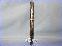 Parker Vintage Stripped Duofold Fountain Pen-working-fine point-V-nib
