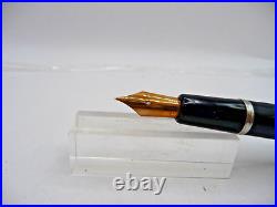 Parker Vintage l940's VS Button Fill Fountain Pen Black- fine point-working