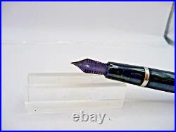Parker Vintage l940's VS Button Fill Fountain Pen Black- fine point-working