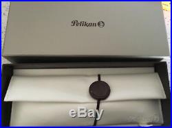 Pelikan 605 Marine Blue Translucent 14k Fine Point FP-Special Edition