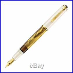 Pelikan Classic 200 Fountain Pen in Gold Marbled Extra Fine Point NEW in box