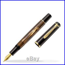 Pelikan Classic M200 Fountain Pen Brown Marbled Fine Point 808880