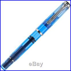 Pelikan Classic M205 Fountain Pen Blue Demonstrator Fine Point Special Edition