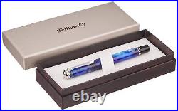 Pelikan Fountain Pen F Fine Point Blue Dune Souveraine M805BlueDunesF