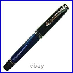 Pelikan Fountain Pen F Fine Point Blue Stripe Souveraine M405