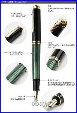 Pelikan Fountain Pen Fine Point Black Souverain M1000