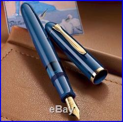 Pelikan M120 Fountain Pen Iconic Blue Fine Point Special Edition 809726