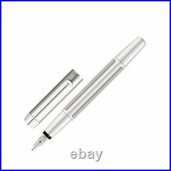 Pelikan Pura Series P40 Fountain Pen in Silver Extra Fine Point NEW in Box