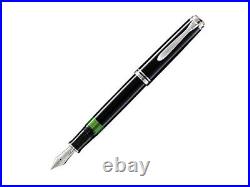 Pelikan Souveran 405 Black/Silver Fine Point Fountain Pen 924415