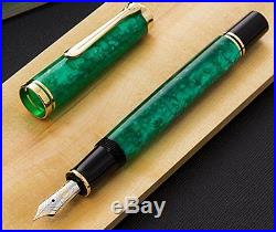 Pelikan Souveran M600 Fountain Pen Vibrant Green -Fine Point (Special Edition)