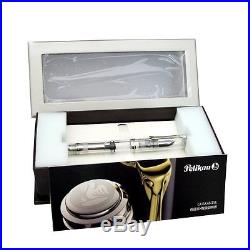 Pelikan Souveran M805 Demonstrator Fountain Pen Clear Fine Point