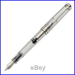 Pelikan Souveran M805 Demonstrator Fountain Pen in Clear 18K Extra Fine Point