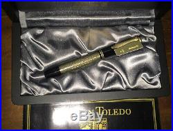 Pelikan Toledo M700 Fountain Pen Black & Gold Fine Point Special Edition Certifi