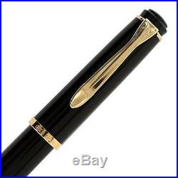 Pelikan Tradition 150 Series M150 Fountain Pen Black GT Fine Point 993535 New