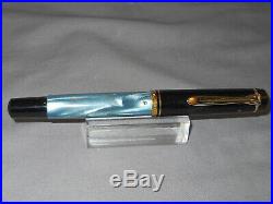 Pelikan Vintage #250 1980's Fountain Pen-Blue swirl-fine point
