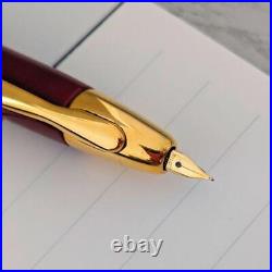 Pilot Capless Fountain Pen, Knock Type, 18K Gold, F Nib, Fine Point