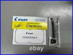 Pilot Capless VANISHING POINT Dark Yellow Fine-Steel Nib + Converter CON-40 -NEW
