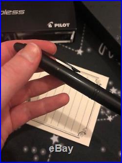 Pilot Capless Vanishing Point Fountain Pen Matte Black Fine Nib