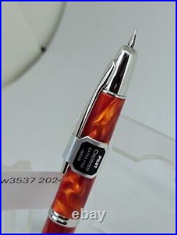 Pilot Capless Vanishing Point Red/orange Swirl Pattern Fountain Pen